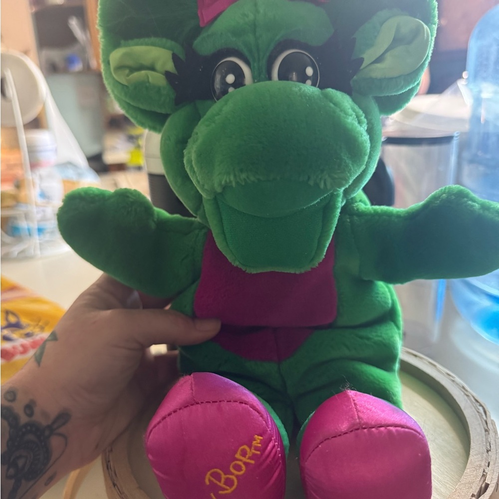 Baby bop hand puppet